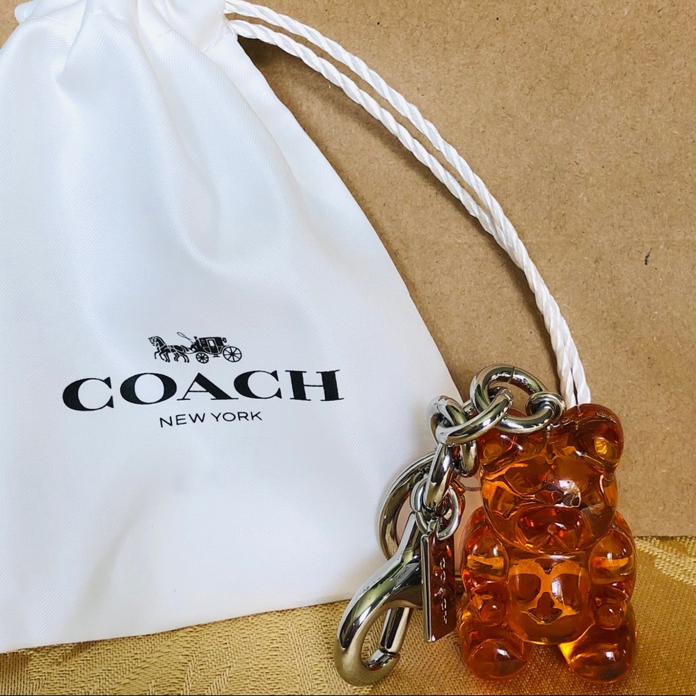 Coach Vandal Gummy Bear Keychain Bag Charm NWT - Picture 3 of 7